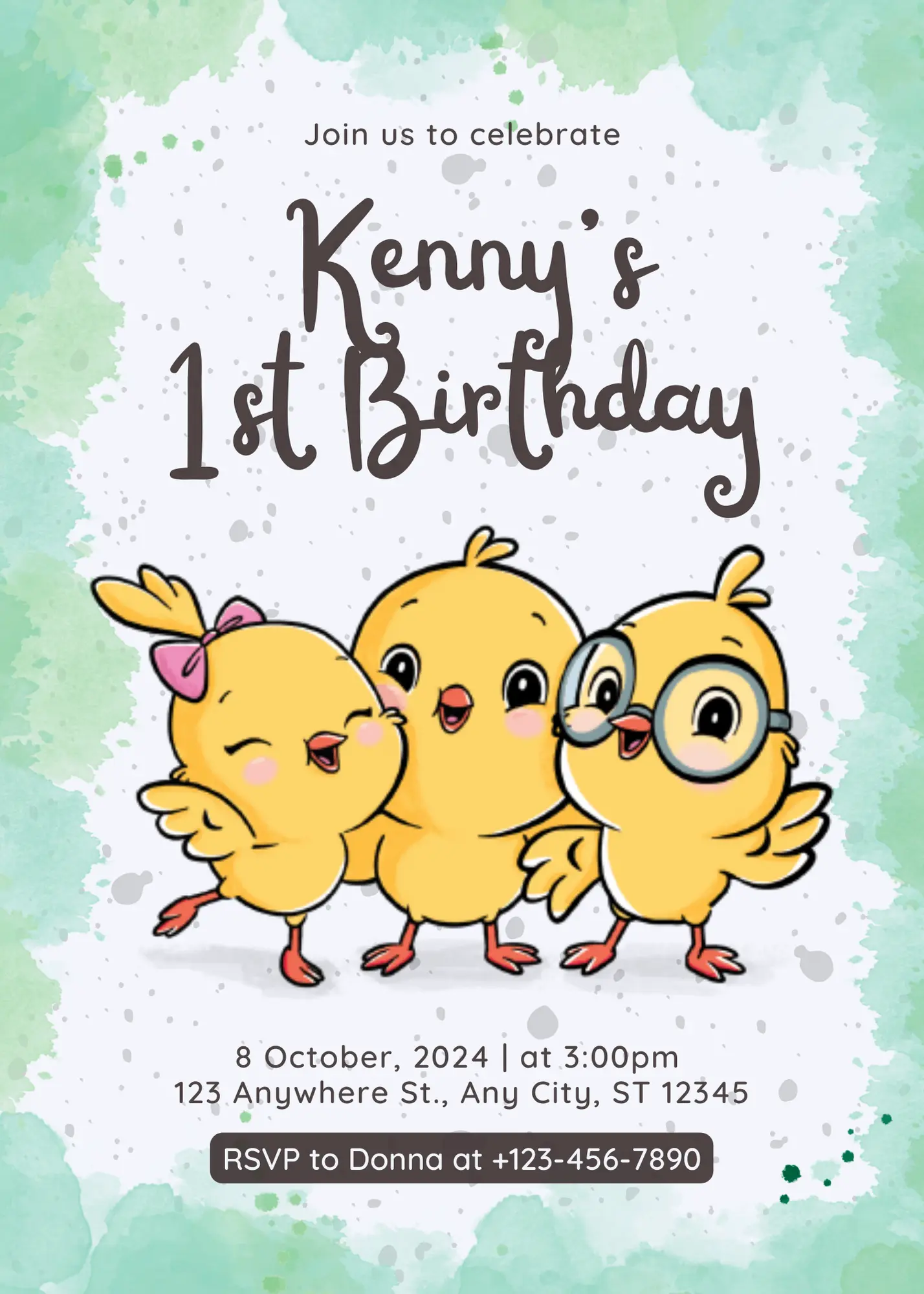 Canticos Birthday Party Invitation Template - CreativeRino