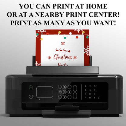 Christmas Party Invitation Template | Christmas Holiday Party Invite - CreativeRino