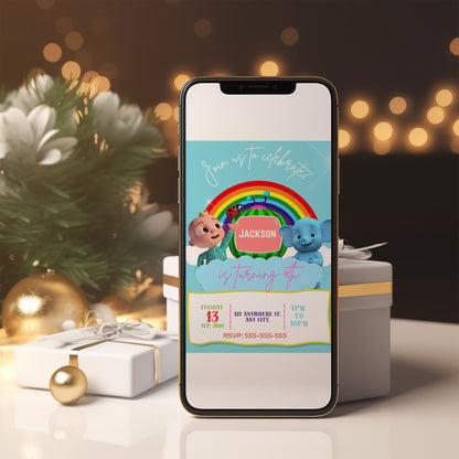 Cocomelon Birthday Invitation Template - CreativeRino