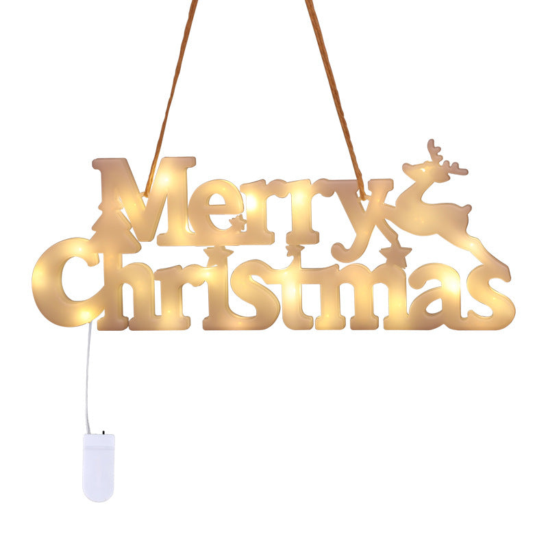 Merry Christmas LED Lighted Sign | Festive Wall Decor