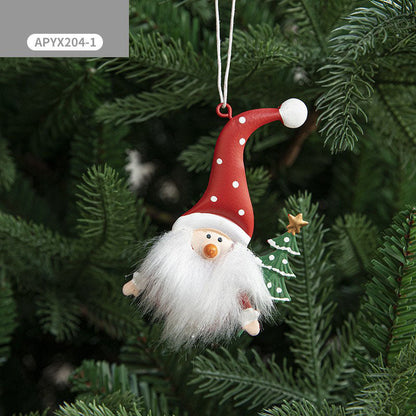 Hand-Painted Snowman Christmas Ornaments | Cute Wooden or Resin Tree Pendants Decor eprolo