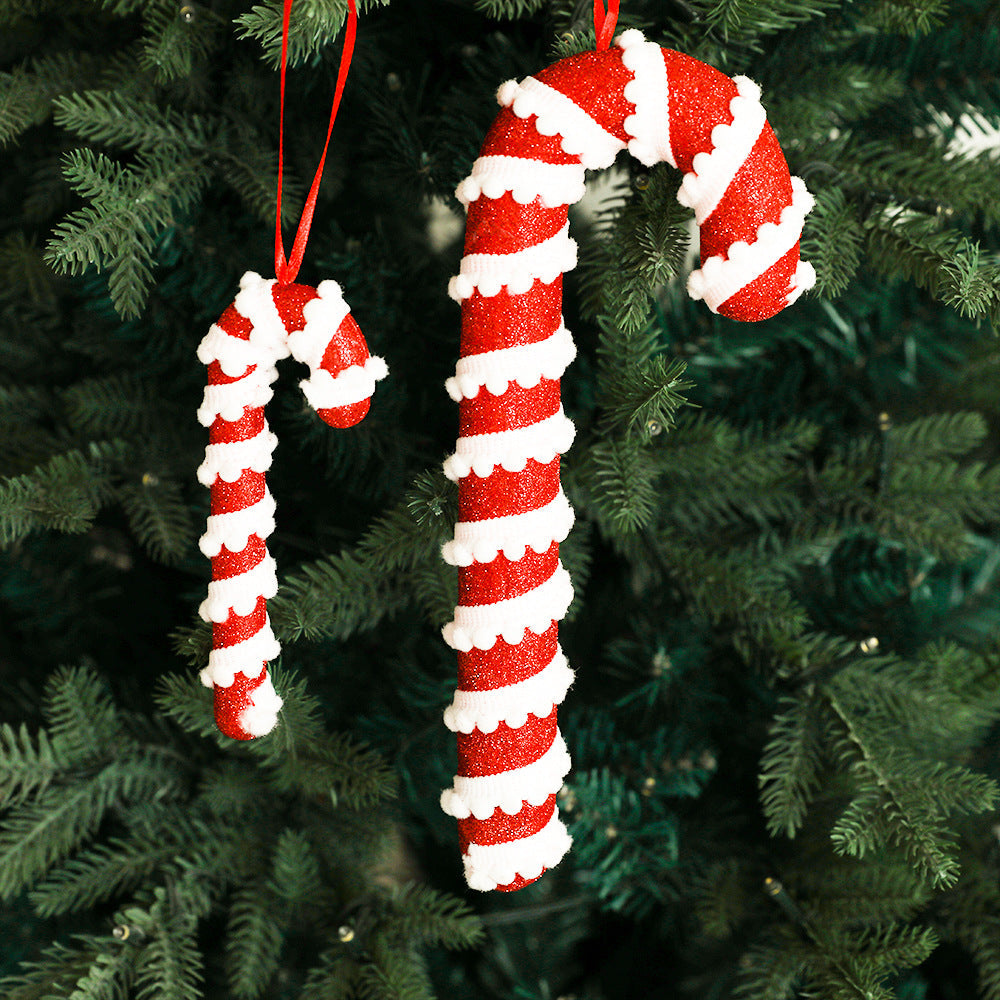Red & White Foam Candy Stick Decorations | Christmas Tree, Rattan & Window Display Accents eprolo
