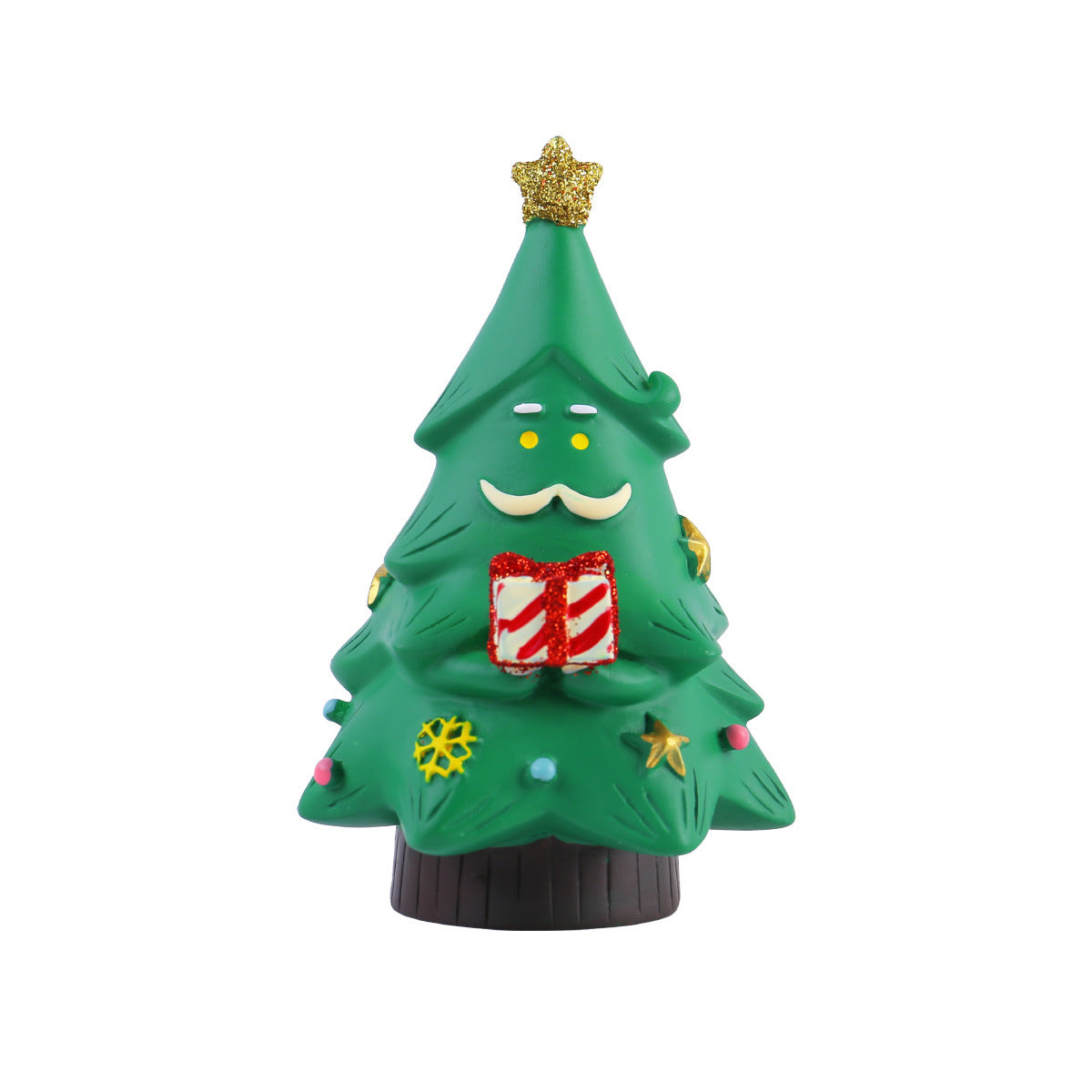Cute Mini Resin Santa Claus & Christmas Tree Ornament | Desktop Atmosphere Gift eprolo
