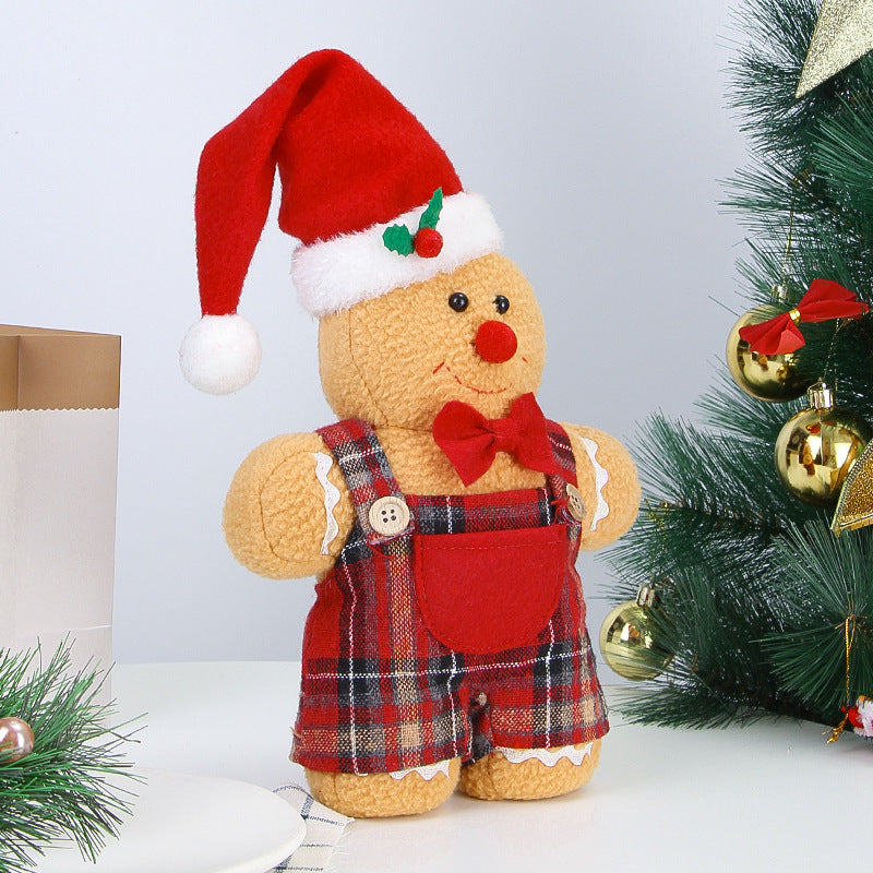 Christmas decoration gingerbread figurine American cartoon Christmas decoration party decoration doll eprolo