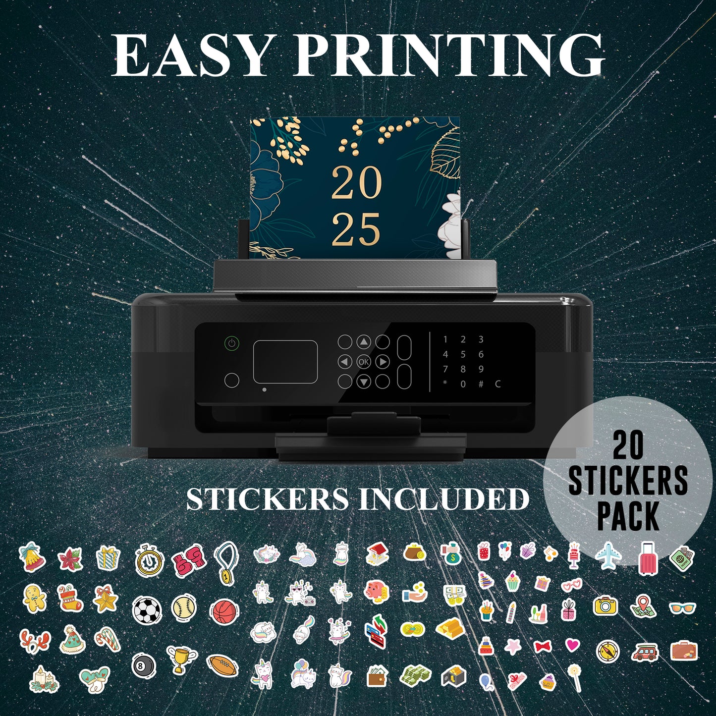 2025 Journal Bundle Printable Journal Planner Calendar Trackers Pages | 2025 Digital Planner Bundle - CreativeRino