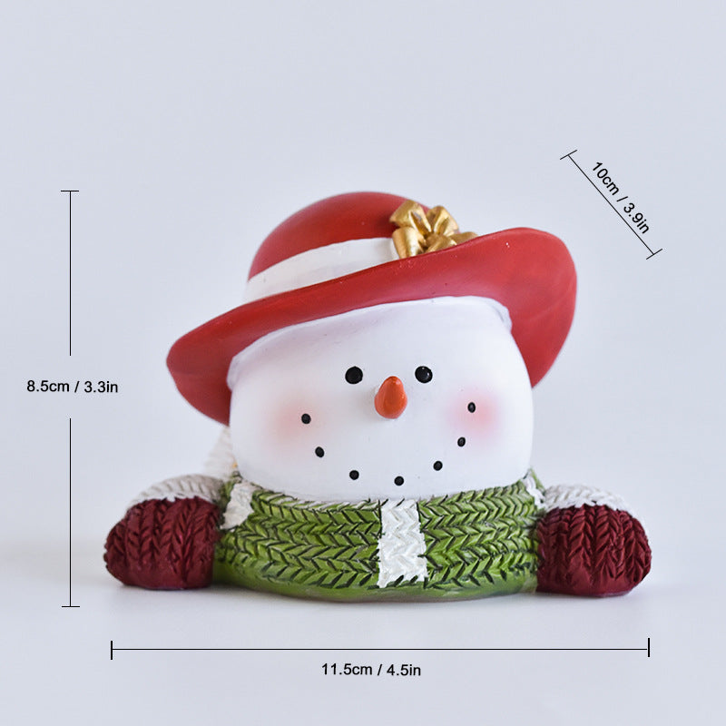 Creative Snowman Christmas Figurine Decor eprolo