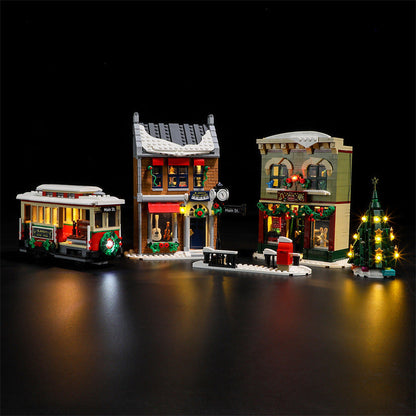 EABRICKS LED Lighting Kit for LEGO 10308 Holiday Main Street | Festive Christmas Series Toy Lights eprolo