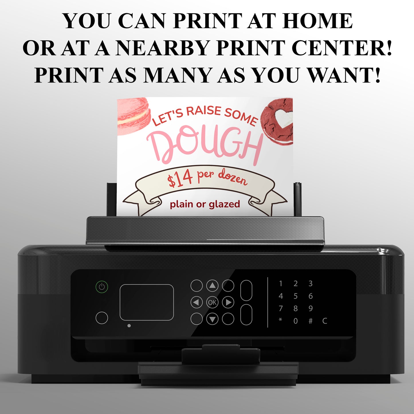 Halloween Donuts Invitation Template - CreativeRino