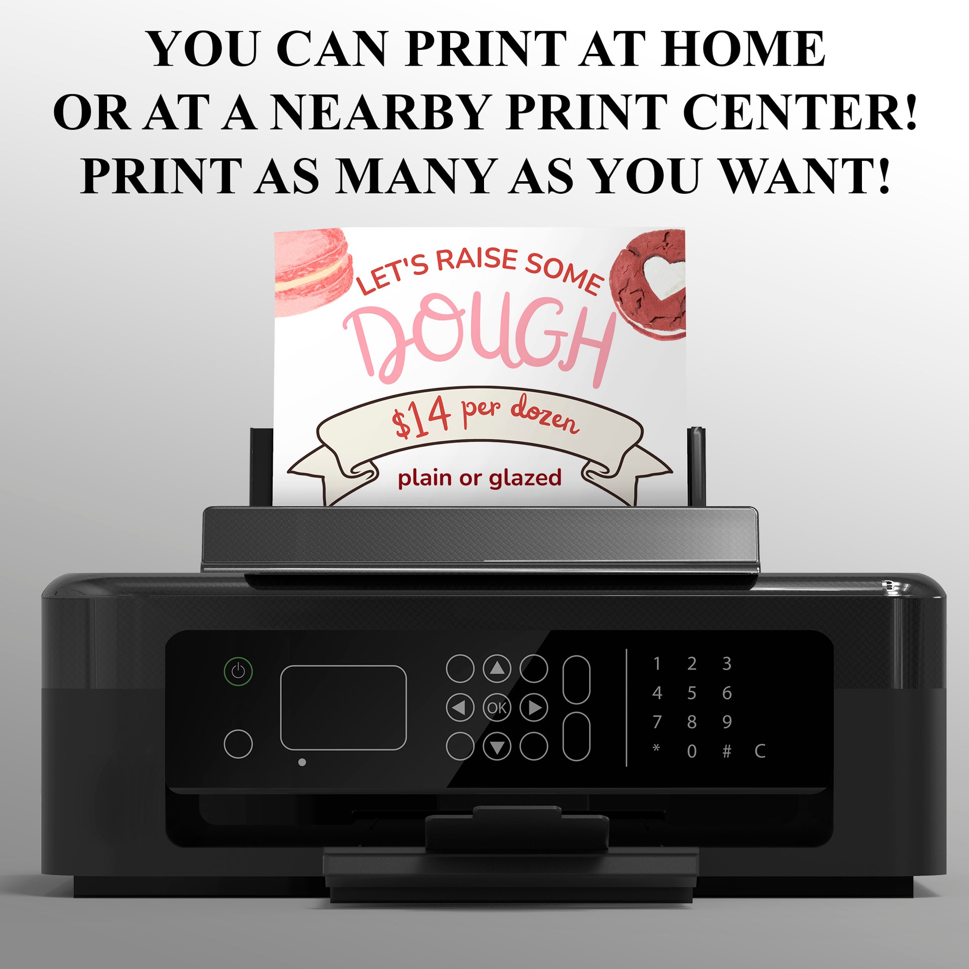 Halloween Donuts Invitation Template - CreativeRino