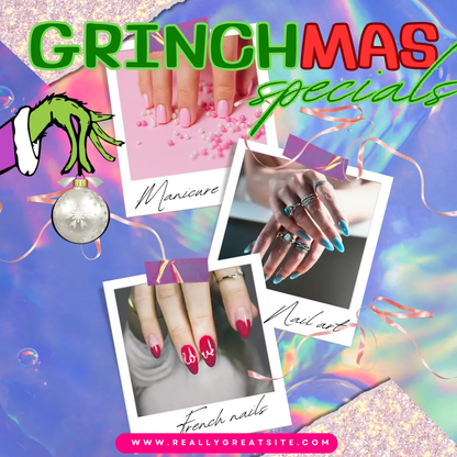 Grinchmas Flyer Template | Grinch Christmas Booking Flyer - CreativeRino