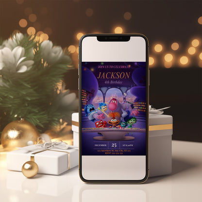 Inside Out Birthday Invitation Template - CreativeRino