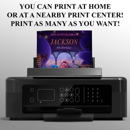 Inside Out Birthday Invitation Template - CreativeRino