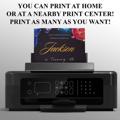 Inside Out Birthday Invitation Template - CreativeRino