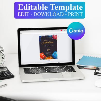 Inside Out Birthday Invitation Template - CreativeRino