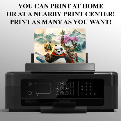 Kung Fu Panda Birthday Invitation Template - CreativeRino