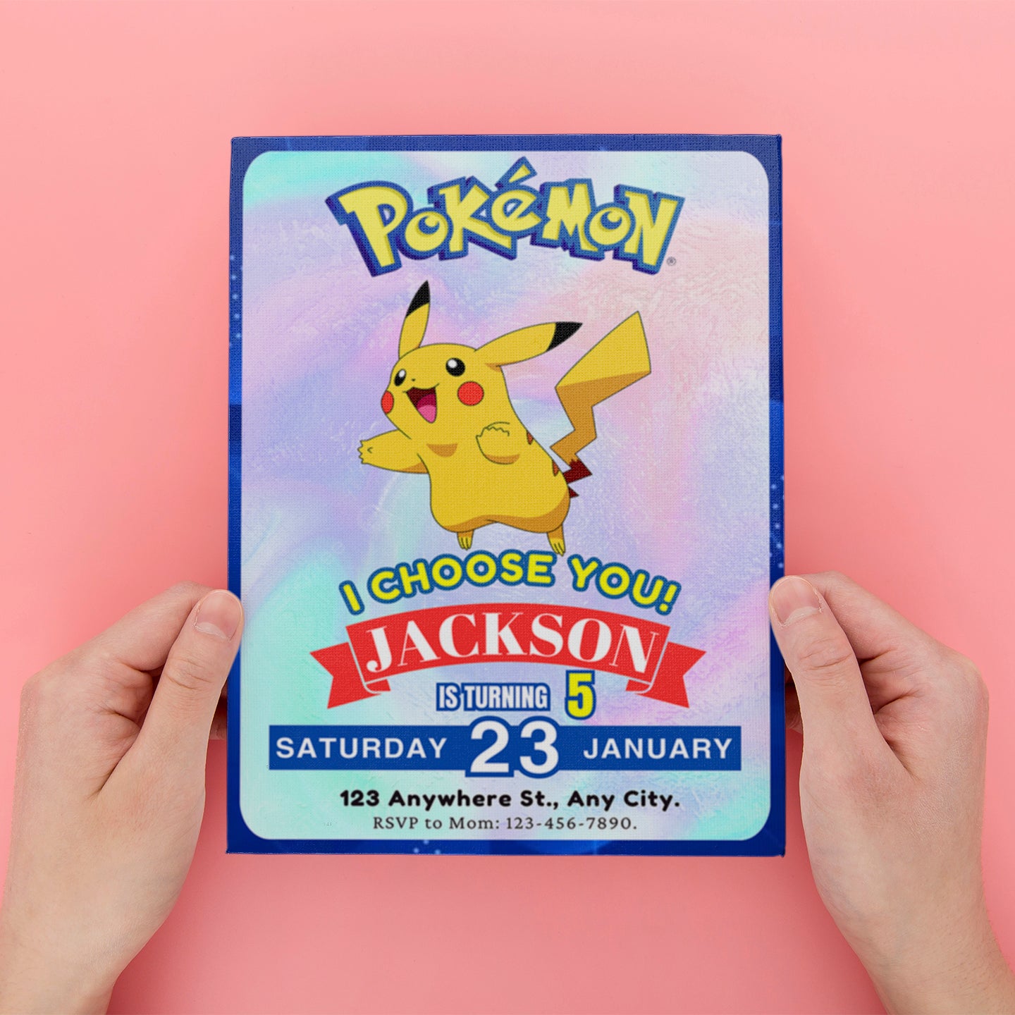 Pikachu Invitation Template | Pokemon Birthday Invite - CreativeRino