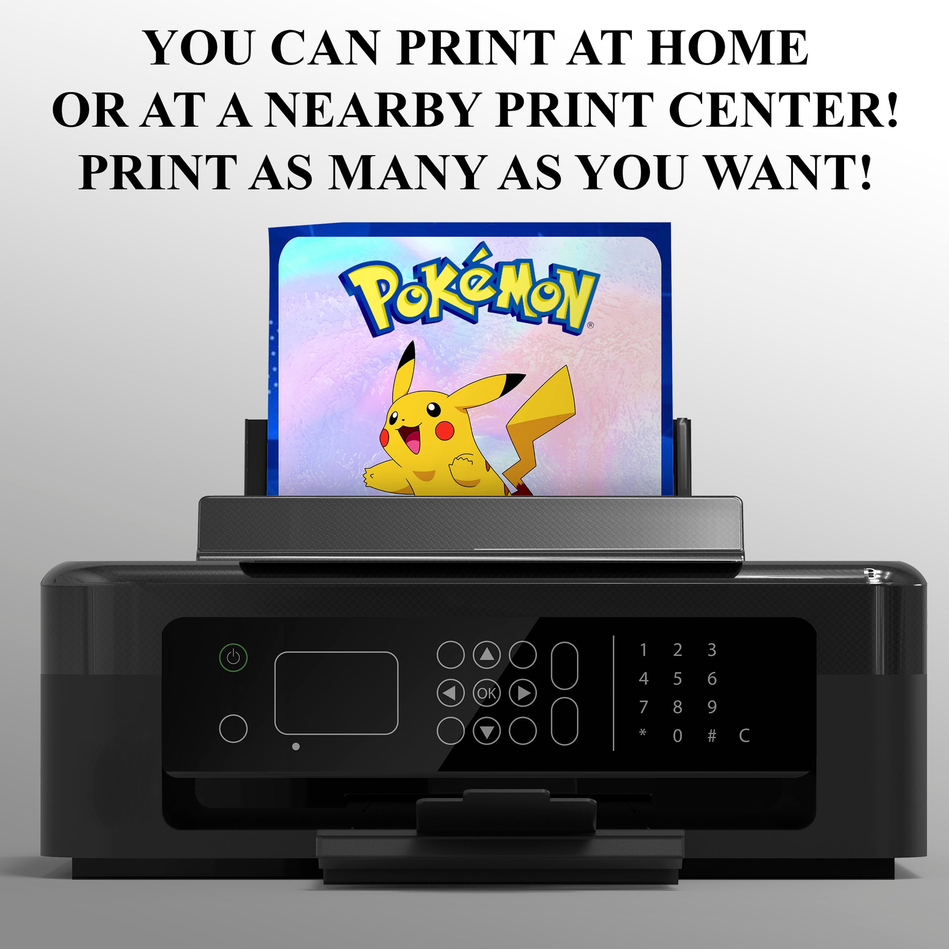 Pikachu Invitation Template | Pokemon Birthday Invite - CreativeRino