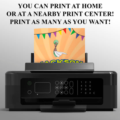 Gardevoir Pokemon Birthday Party Invitation Template - CreativeRino