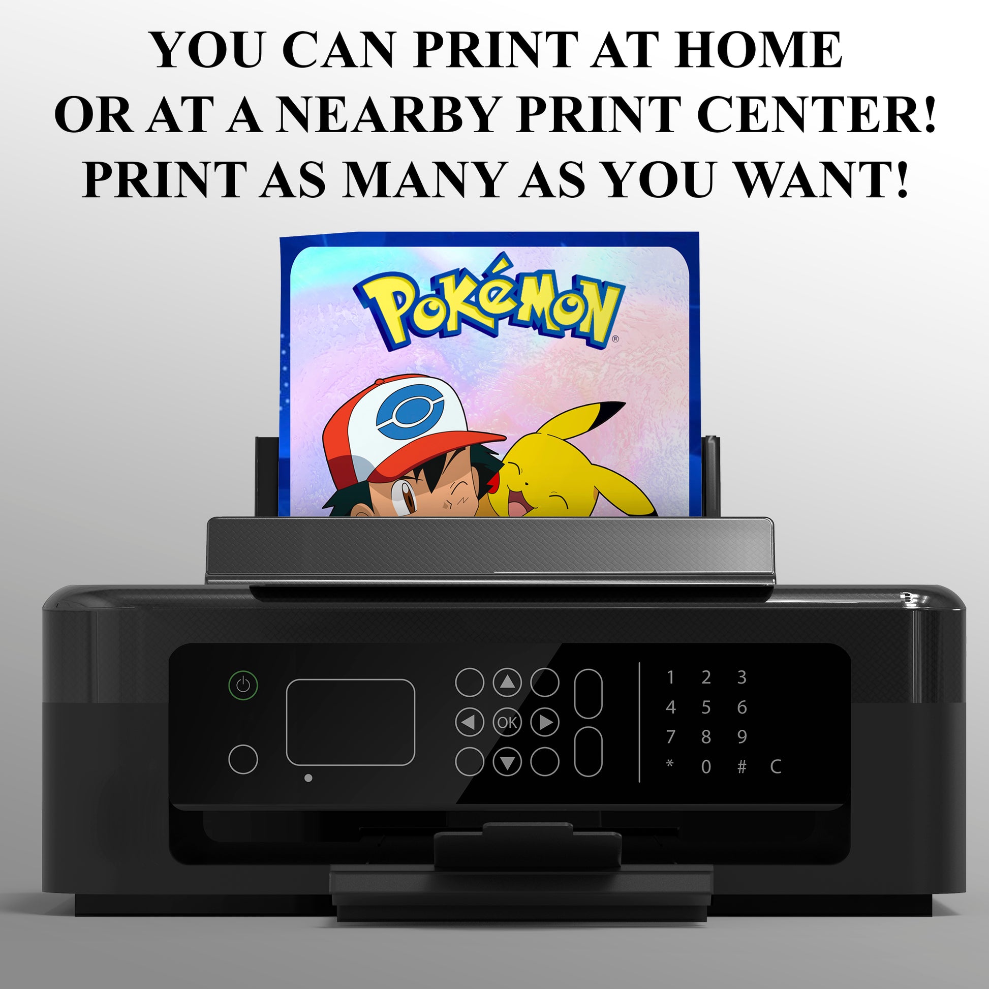 Ash Ketchum Pokemon Invitation Template | Pikachu Birthday Invite - CreativeRino