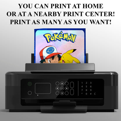 Ash Ketchum Pokemon Invitation Template | Pikachu Birthday Invite - CreativeRino