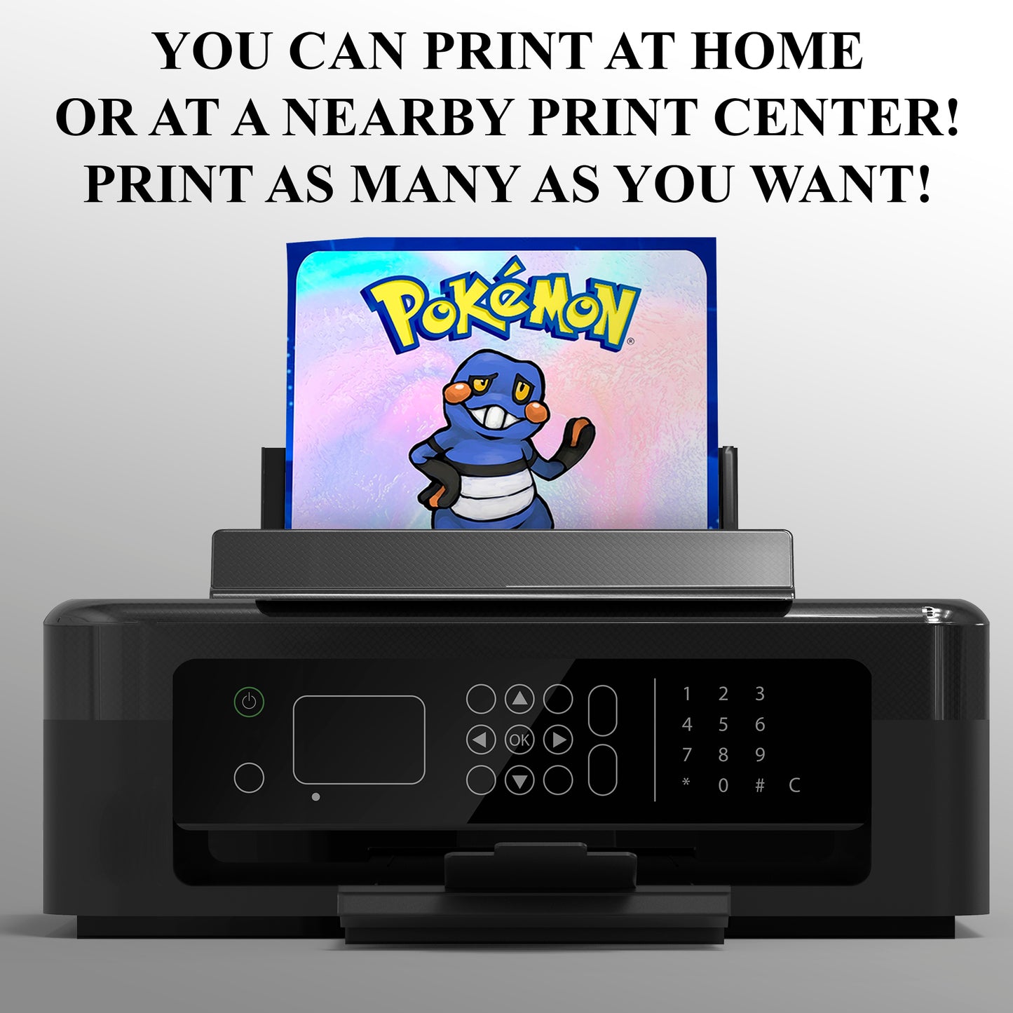 Croagunk Invitation Template | Pokemon Birthday Invite - CreativeRino