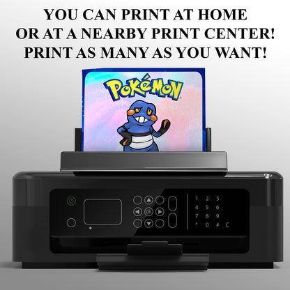 Croagunk Invitation Template | Pokemon Birthday Invite - CreativeRino