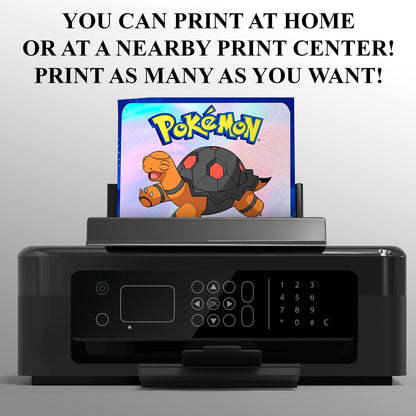 Torkoal Invitation Template | Pokemon Birthday Invite - CreativeRino