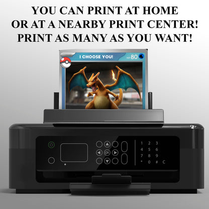 Charizard Pokemon Invitation Template | Pikachu Card Birthday Invite - CreativeRino