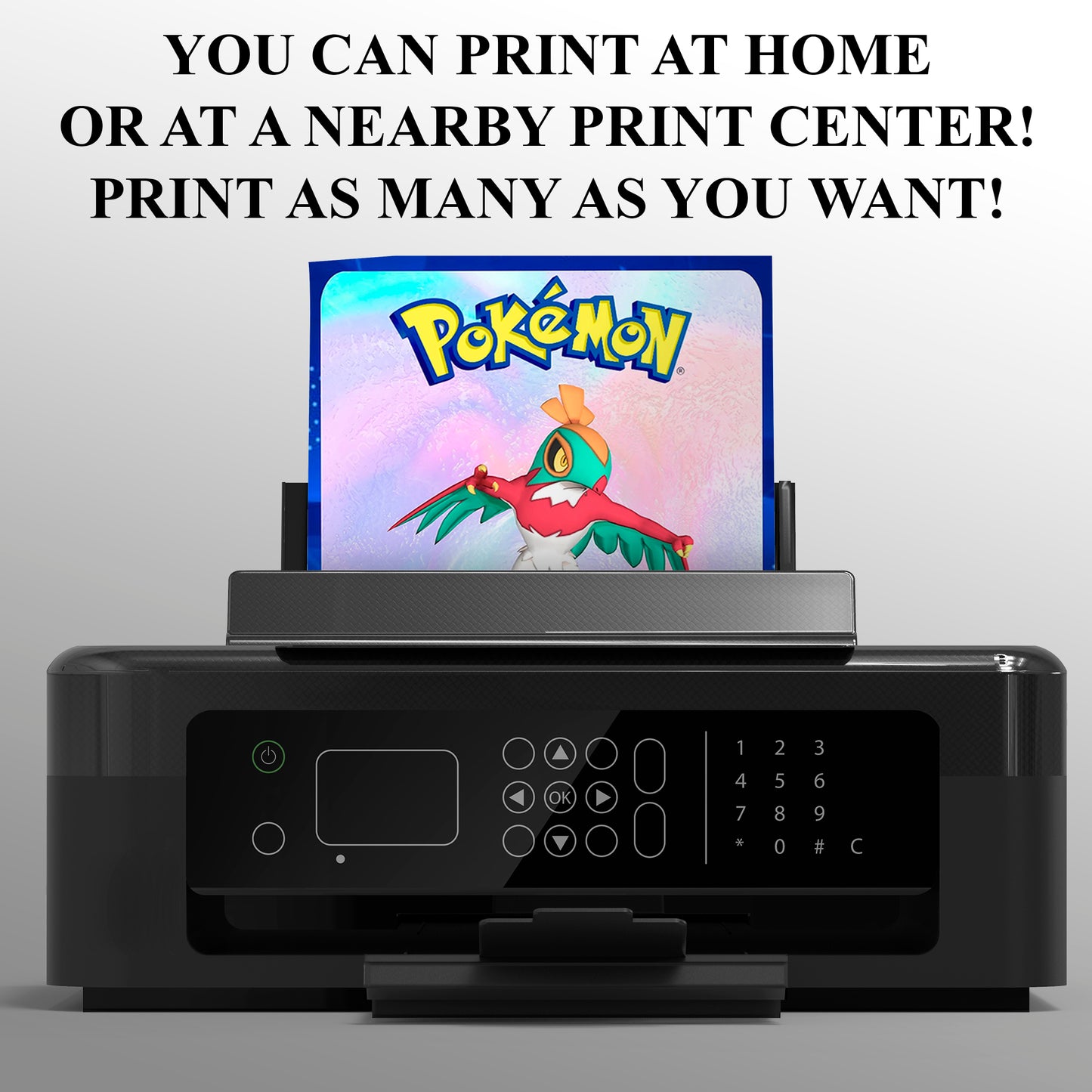 Hawlucha Invitation Template | Pokemon Birthday Invite - CreativeRino