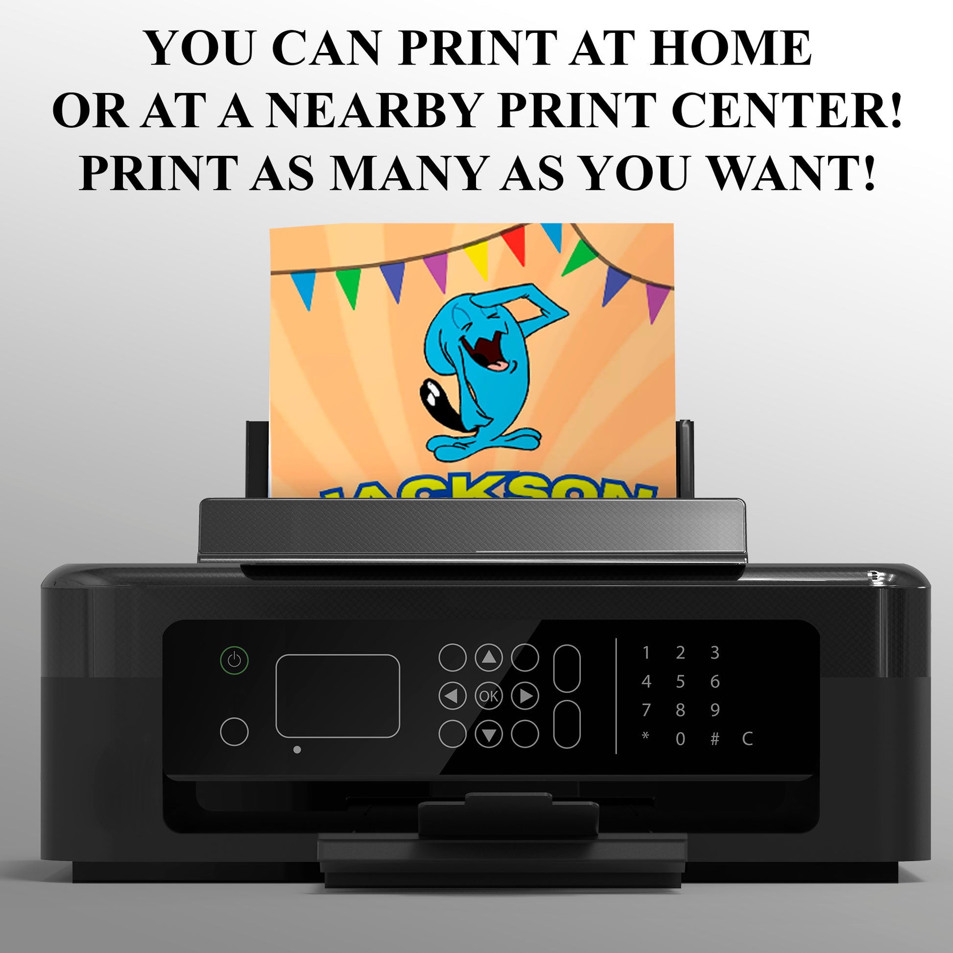 Wobbuffet Pokemon Birthday Party Invitation Template - CreativeRino