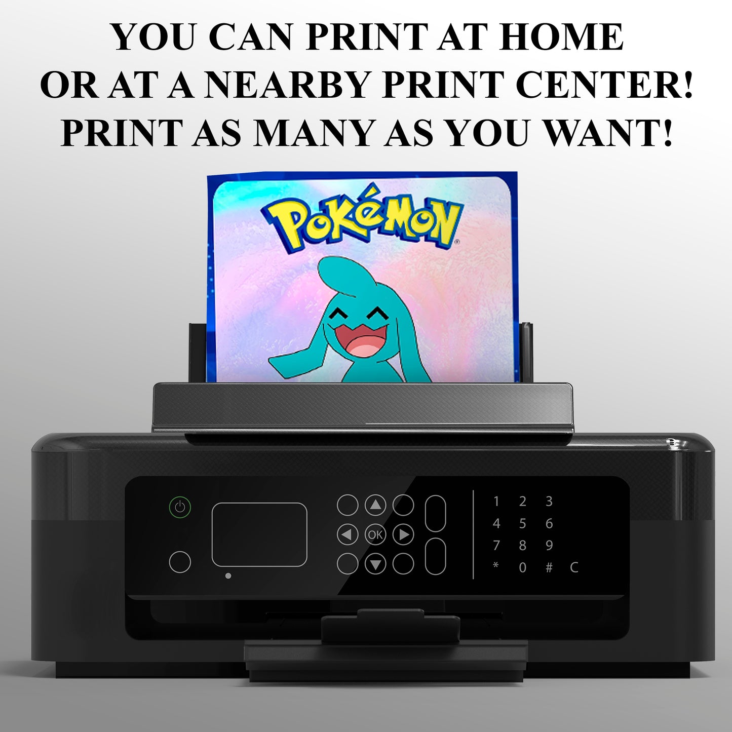 Wobbuffet Invitation Template | Pokemon Birthday Invite - CreativeRino