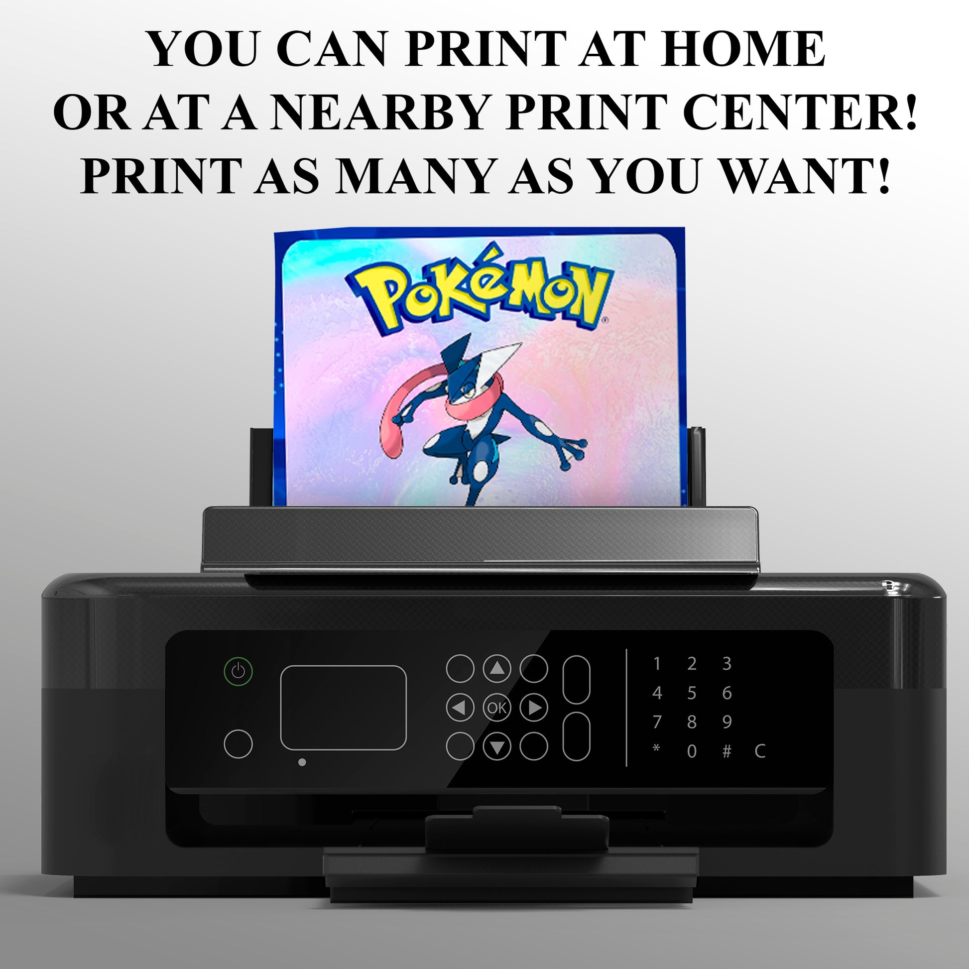 Greninja Invitation Template | Pokemon Birthday Invite - CreativeRino