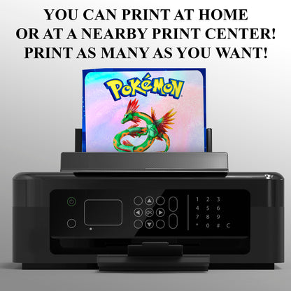 Rayquaza Invitation Template | Pokemon Birthday Invite - CreativeRino