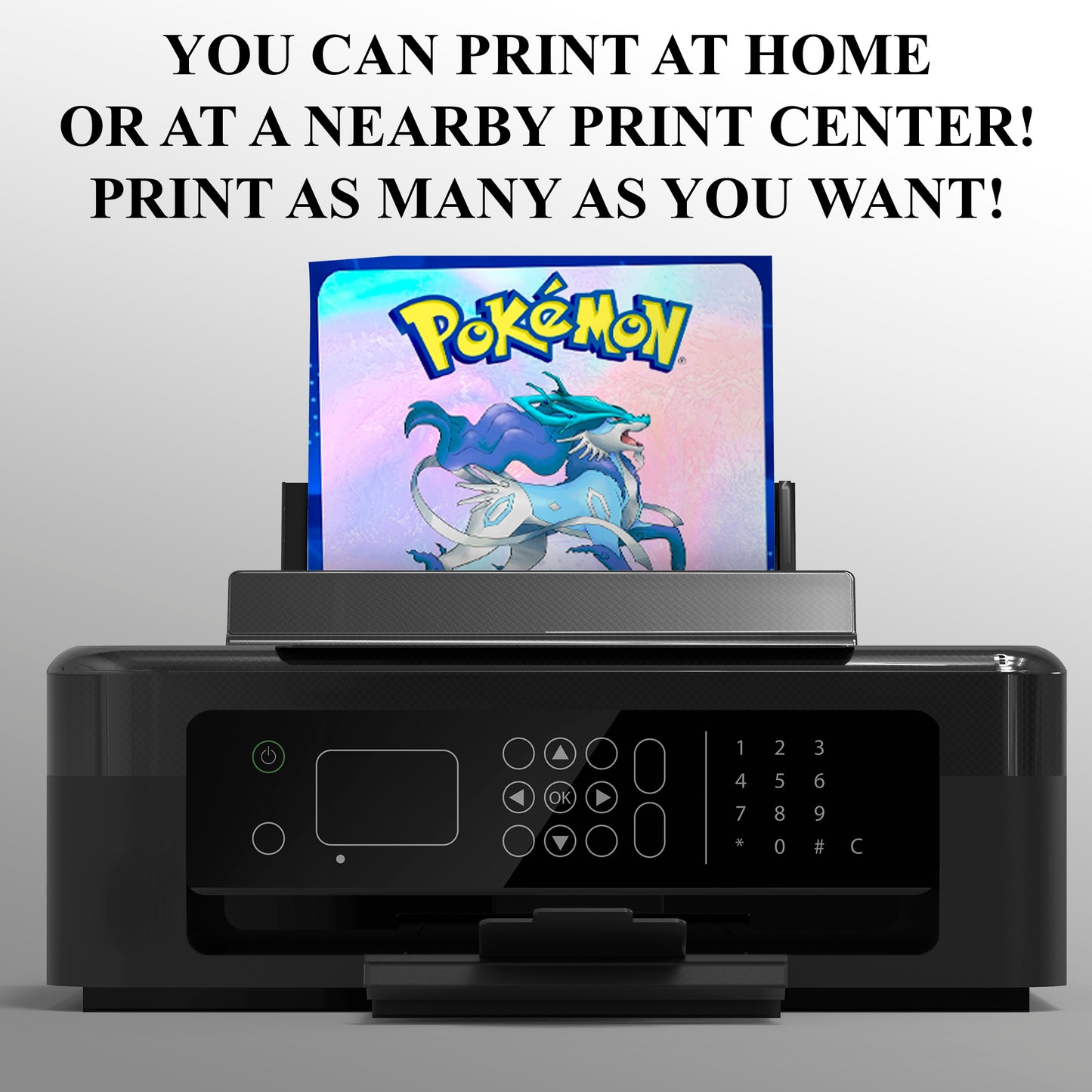 Suicune Invitation Template | Pokemon Birthday Invite - CreativeRino