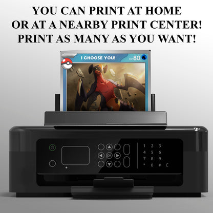 Garchomp Invitation Template | Pokemon Card Birthday Invite - CreativeRino