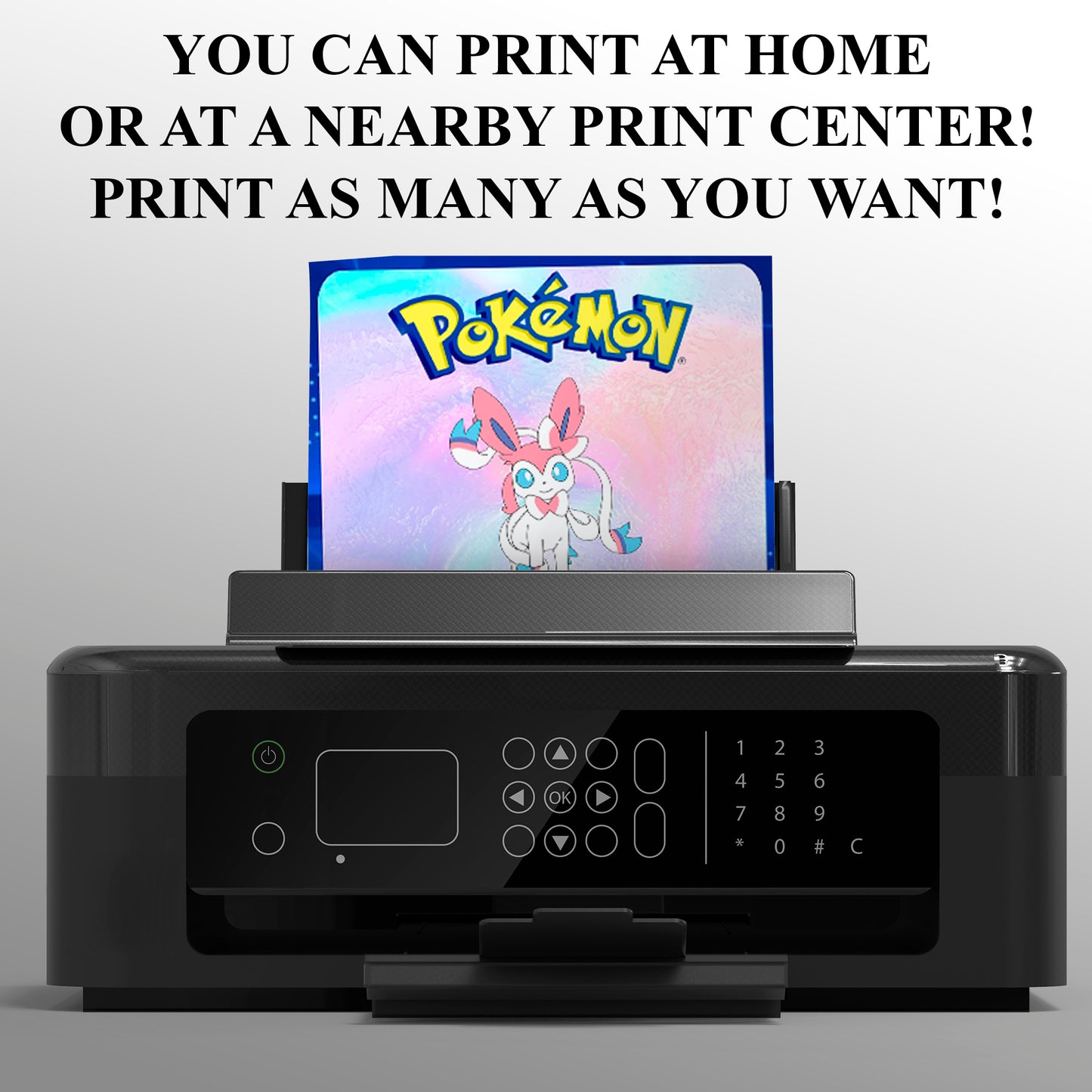 Sylveon Invitation Template | Pokemon Birthday Invite - CreativeRino