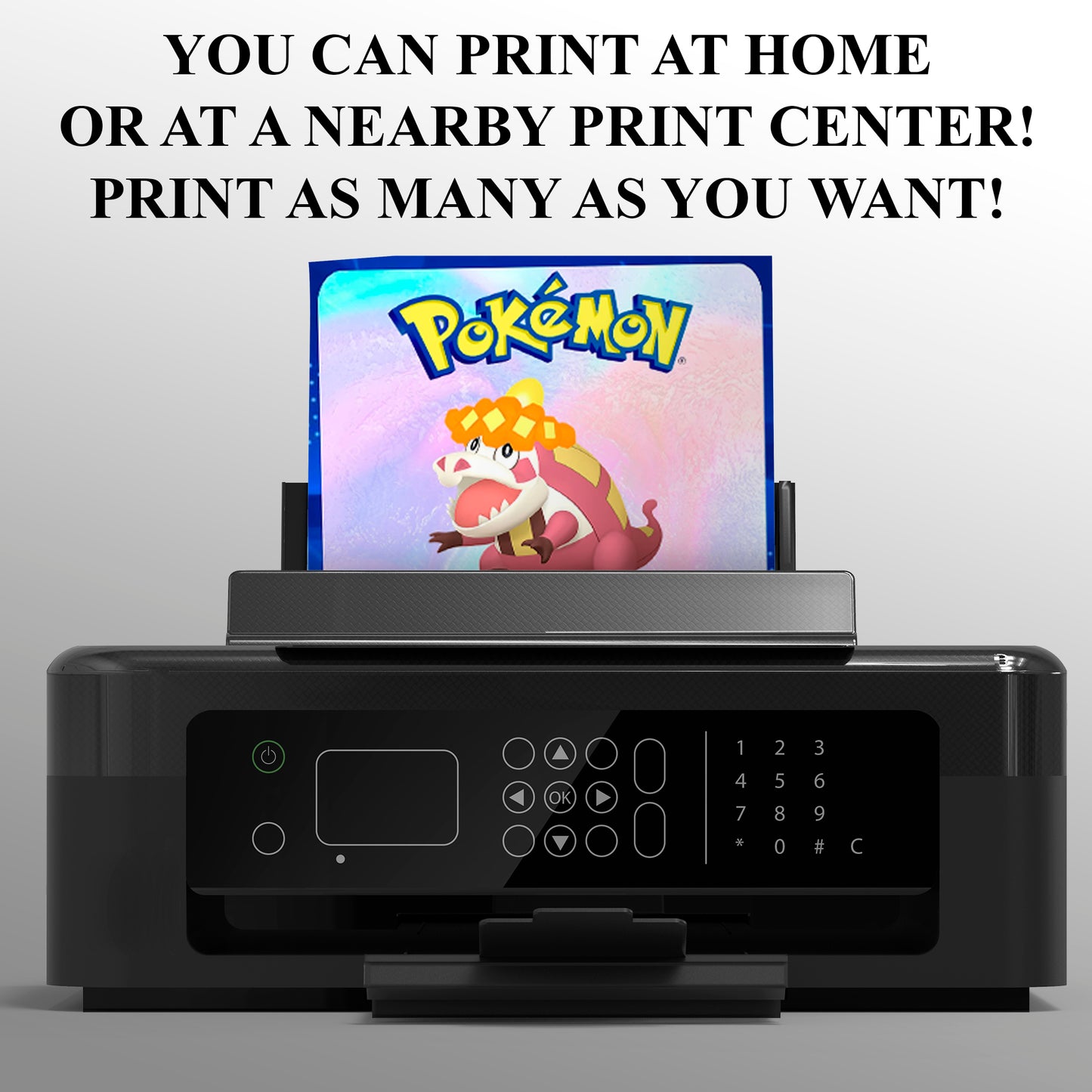 Crocalor Invitation Template | Pokemon Birthday Invite - CreativeRino