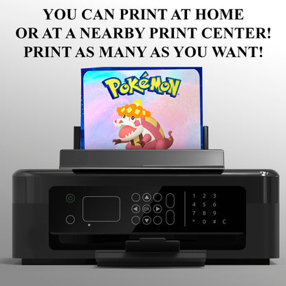 Crocalor Invitation Template | Pokemon Birthday Invite - CreativeRino