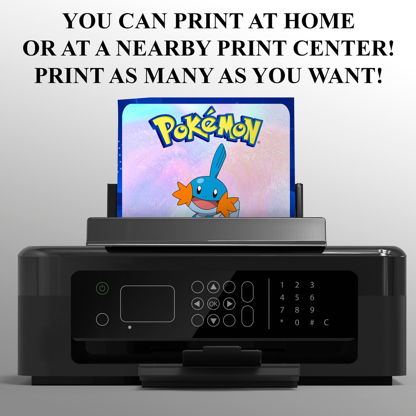 Mudkip Invitation Template | Pokemon Birthday Invite - CreativeRino