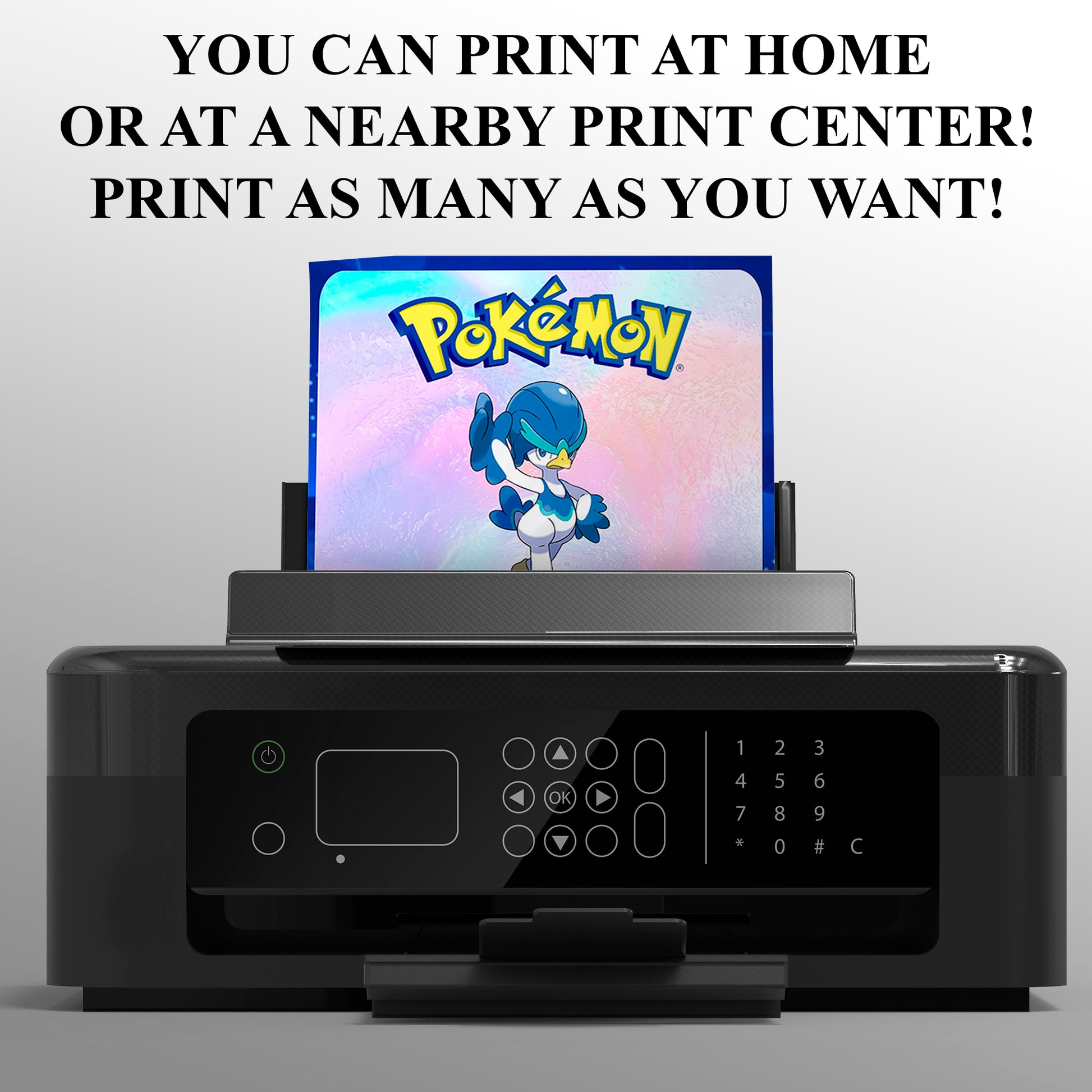 Quaxwell Invitation Template | Pokemon Birthday Invite - CreativeRino