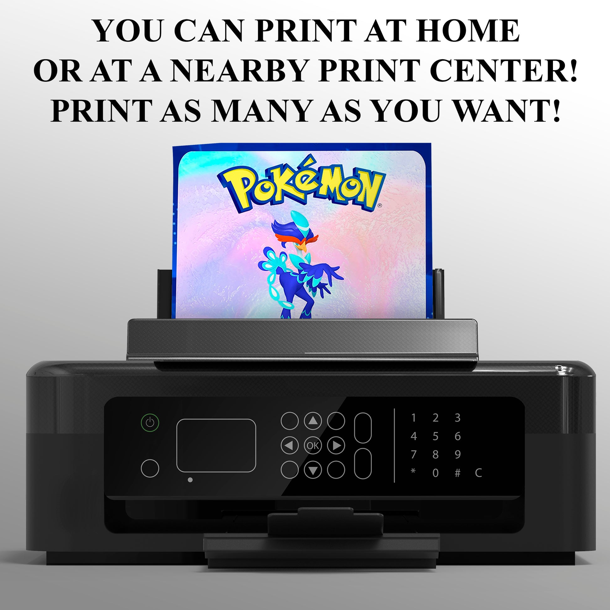 Quaquaval Invitation Template | Pokemon Birthday Invite - CreativeRino