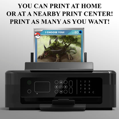 Torterra Invitation Template | Pokemon Card Birthday Invite - CreativeRino