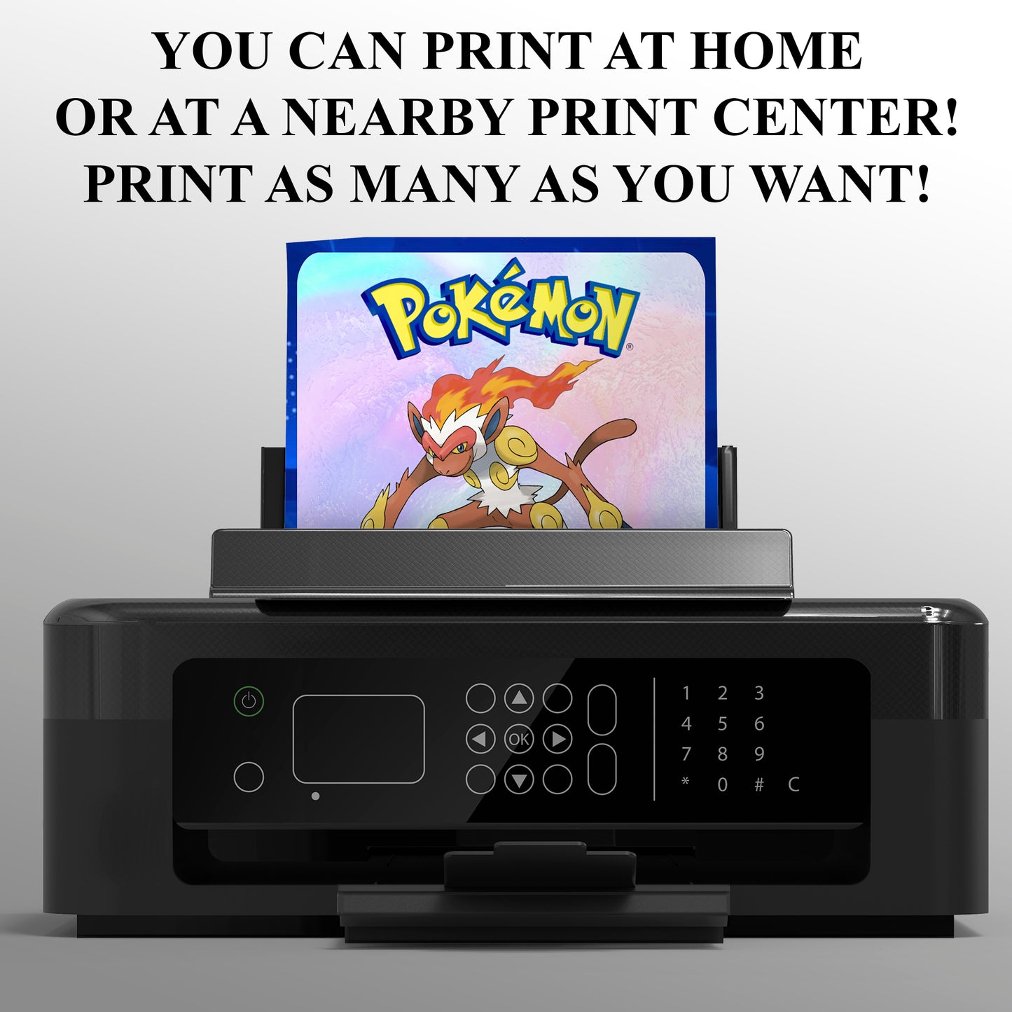 Infernape Invitation Template | Pokemon Birthday Invite - CreativeRino