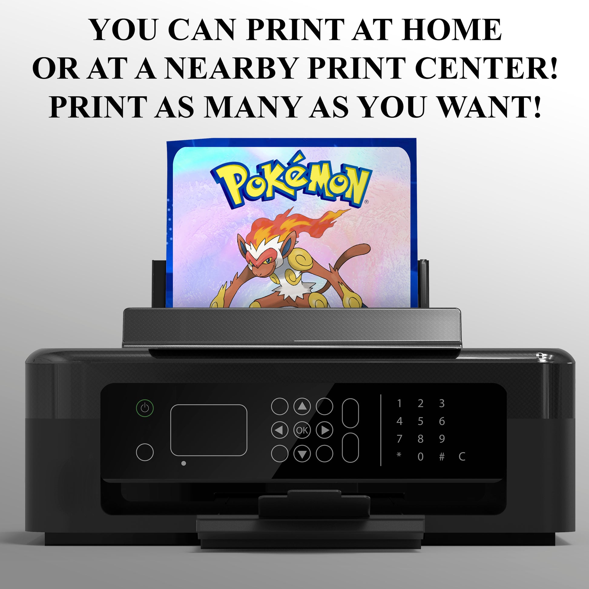 Infernape Invitation Template | Pokemon Birthday Invite - CreativeRino