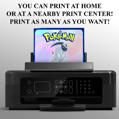 Absol Invitation Template | Pokemon Birthday Invite - CreativeRino
