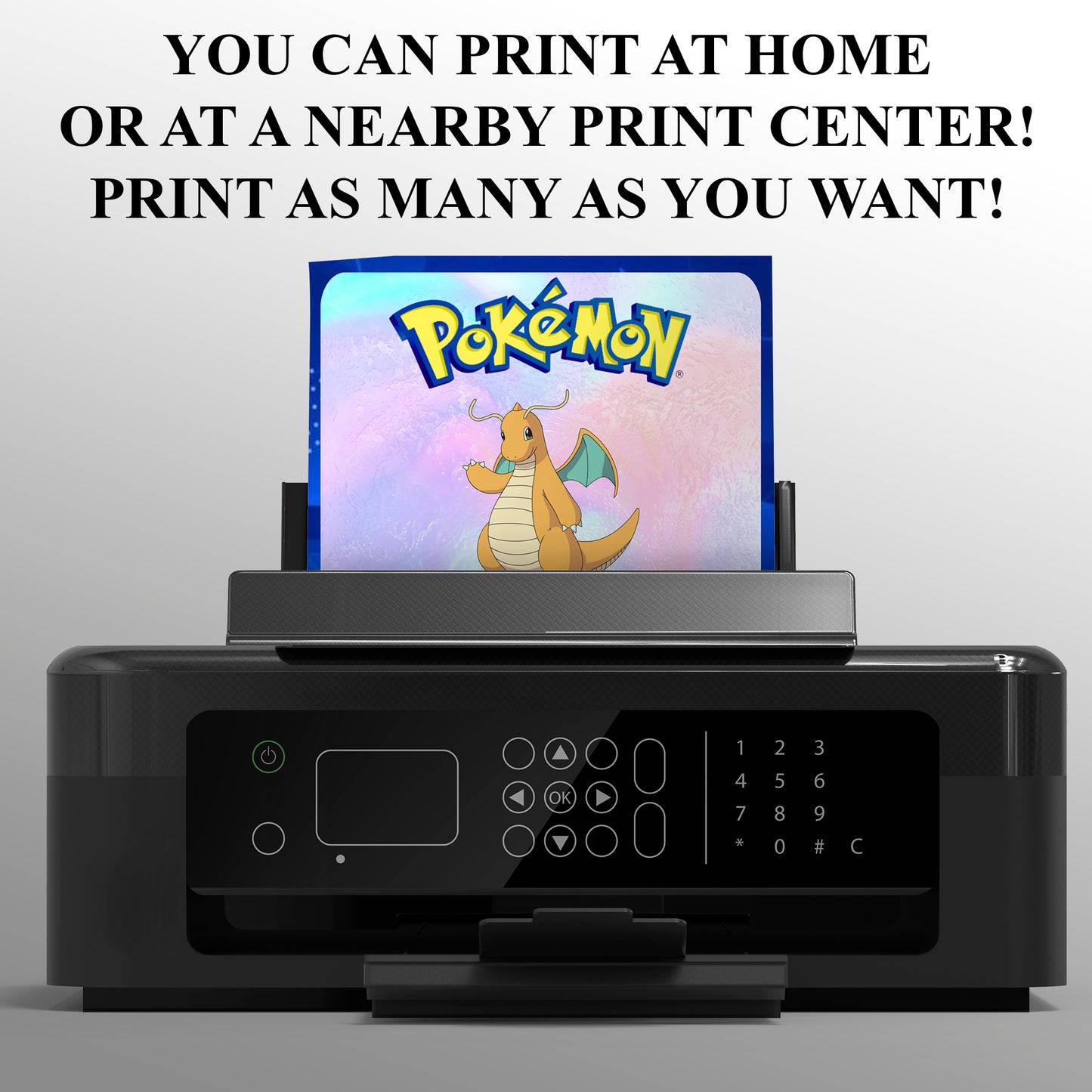 Dragonite Invitation Template | Pokemon Birthday Invite - CreativeRino