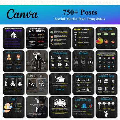 750+ Social Media Post Template for Facebook and Instagram - CreativeRino
