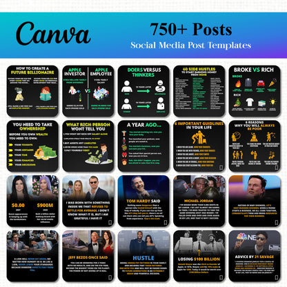 750+ Social Media Post Template for Facebook and Instagram - CreativeRino