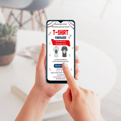 T-Shirt Fundraiser Flyer Template CreativeRino