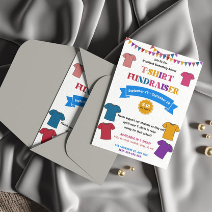 TShirt Fundraiser Flyer Template CreativeRino